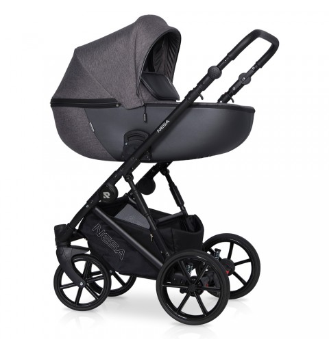 Riko Nesa - wózek wielofunkcyjny, zestaw 2w1 z opcją 3w1 i 4w1 | Anthracite